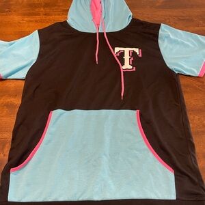 TEXAS RANGERS MARCUS SEMIEN RETRO 8-BIT HOODIE Large